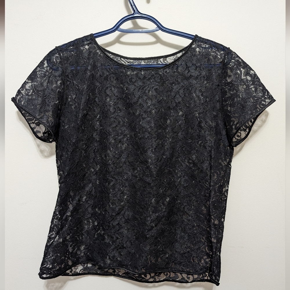 Black Lace Top